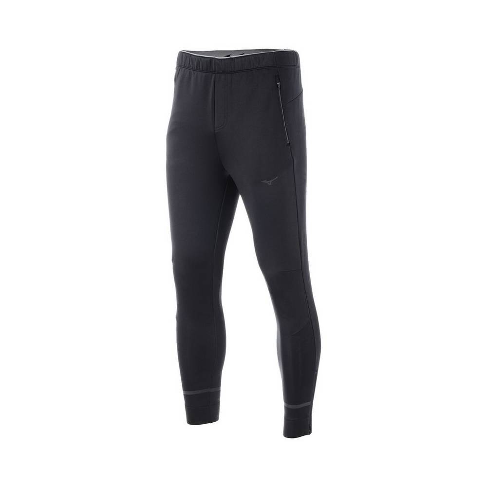 Panske Tepláky Mizuno Alpha Jogger Čierne Vypredaj SLXY26078